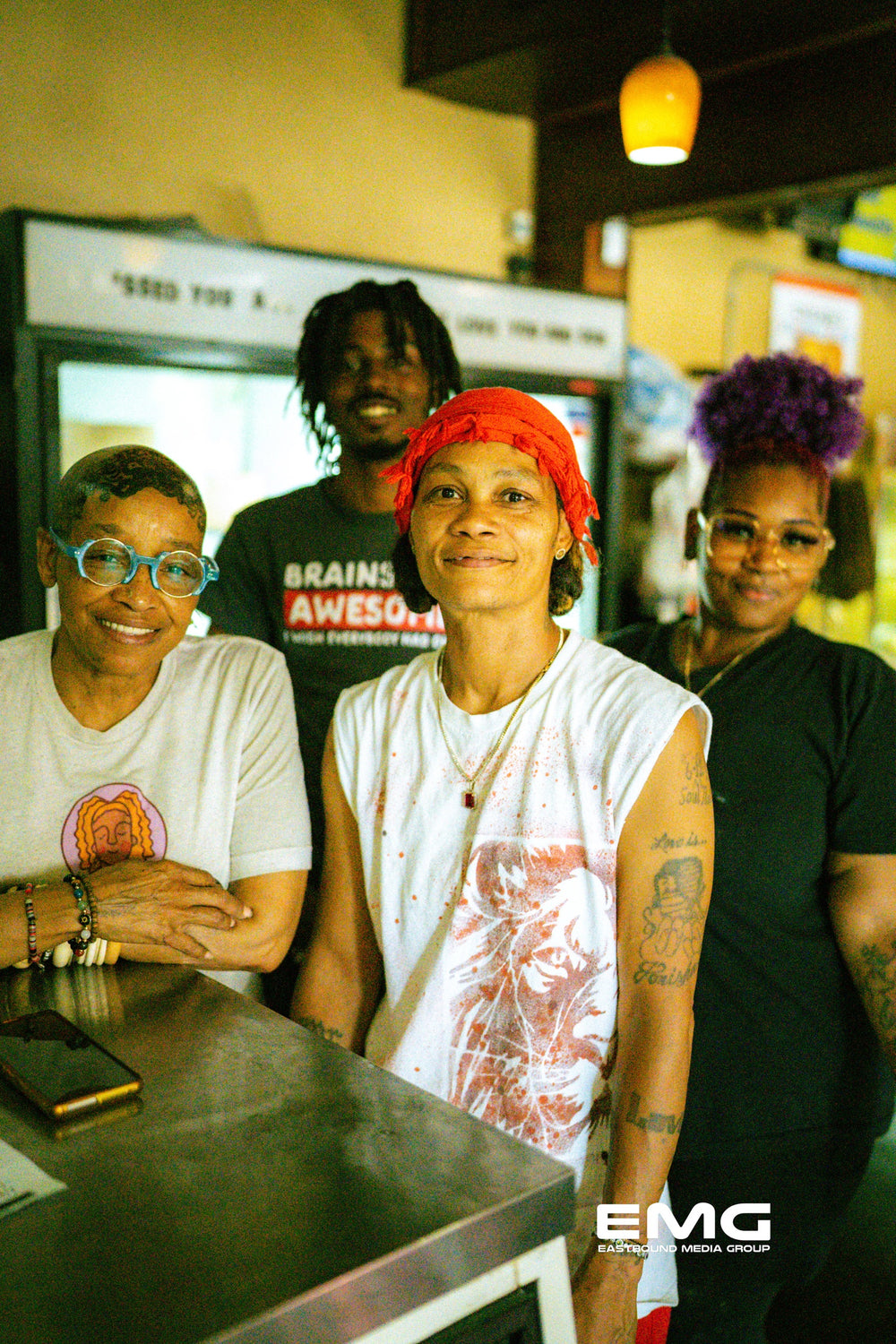 The Brown Sugar Bakery team behind the counter